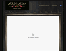 Tablet Screenshot of hudas-haven.com